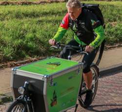 De eerste fietskoerier van Gorinchem